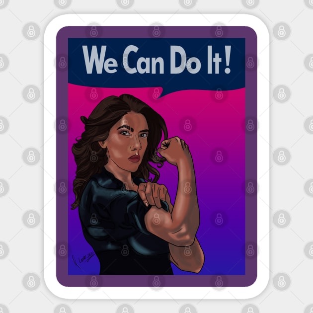 Rosa the Riveter Sticker by NanaLeonti